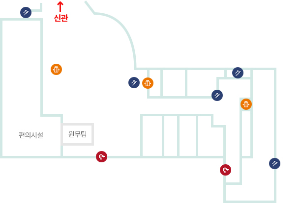 본관_LF층_권역응급의료센터 권역외상센터, 소아전용 응급실, 응급실수납, 본관MRI, 호흡기 알레르기 검사실, 재활의학과, 트루빔센터, 호흡기내과 감염내과 